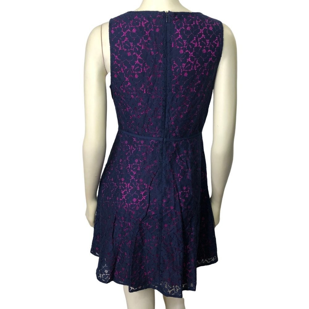 SKIES‎ ARE BLUE LACE SLEEVELESS DRESS SIZE MD - Picture 5 of 6